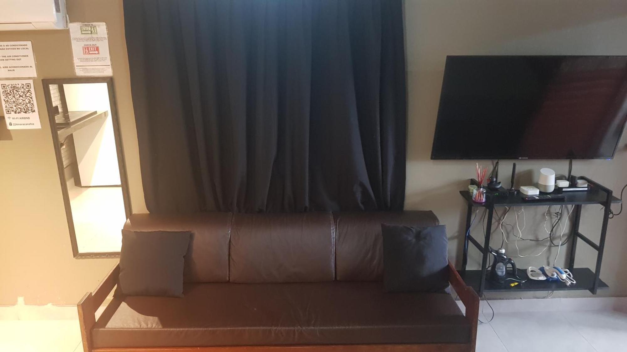 Casa No Centro De Foz! Ar-Condicionado, Smart Tv, Wi-Fi, Cozinha, Ventilador E 4 Camas Lägenhet Foz do Iguaçu Exteriör bild